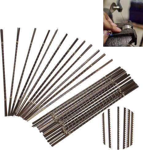 evgatsauto 144pcs المجوهرات الصلب عالية الكربون صنع شفرات المنشار ، عملية لصناعة الخشب وصنع المجوهرات ، ضرورية لقطع المعادن ، مواد الجودة. in Saudi Arabia