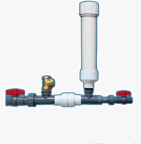 Hydraulic Ram Pump, No Power Required,Use falling water Only, Pump Water Without Fuel or Electricity (1/2(0.5)") in Kuwait