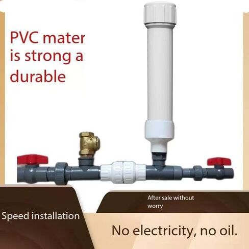 Hydraulic Ram Pump, No Power Required,Use falling water Only, Pump Water Without Fuel or Electricity (1/2(0.5)") in Kuwait