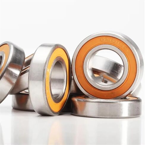 10pcs القسم النحيف رفيع القسم محامل كرات الأخدود العميقة 6900RS 6901RS 6902RS 6903 2RS ​​Orange Black Black Seal RS 6900 6901 6902 (6902rs P5 Black) in Saudi Arabia