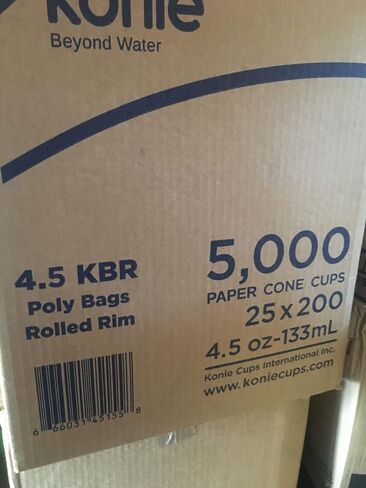 Konie 4.5 أوقية مطول كأس المخروط (5000 حزمة) in Saudi Arabia