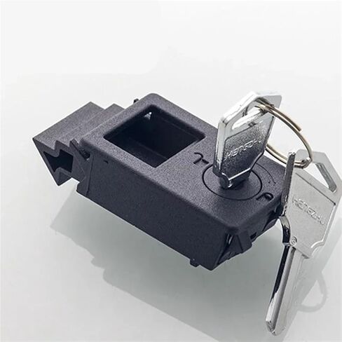 Cabinet Clamp Lock Key Or Keyless for Fire Cabinet Electrical Box Metal Light-Box Industrial Accessories MS552 1Pcs(733-1 Gray) in Kuwait