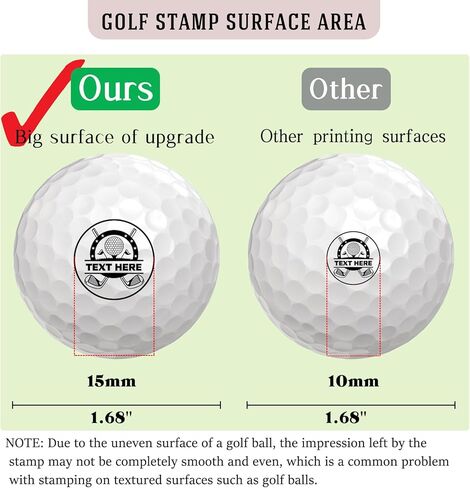 كرات الجولف المخصصة ستامبر - أداة وضع علامة على الكرة القابلة لإعادة الاستخدام لهدية لاعب الجولف in Kuwait