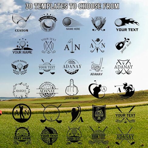 كرات الجولف المخصصة ستامبر - أداة وضع علامة على الكرة القابلة لإعادة الاستخدام لهدية لاعب الجولف in Kuwait