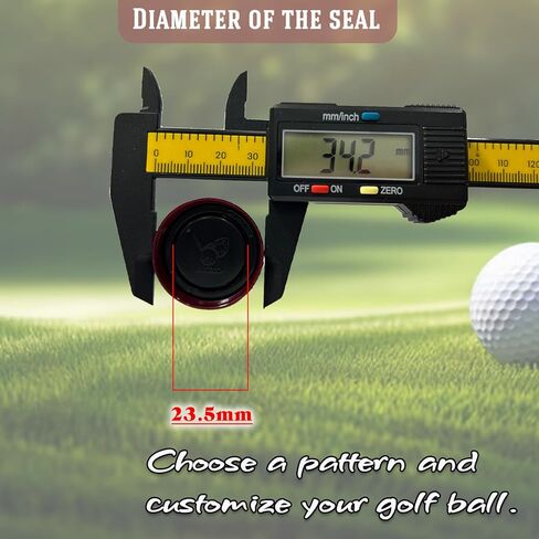 كرات الجولف المخصصة ستامبر - أداة وضع علامة على الكرة القابلة لإعادة الاستخدام لهدية لاعب الجولف in Kuwait