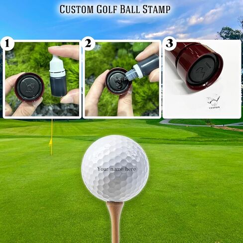 كرات الجولف المخصصة ستامبر - أداة وضع علامة على الكرة القابلة لإعادة الاستخدام لهدية لاعب الجولف in Kuwait