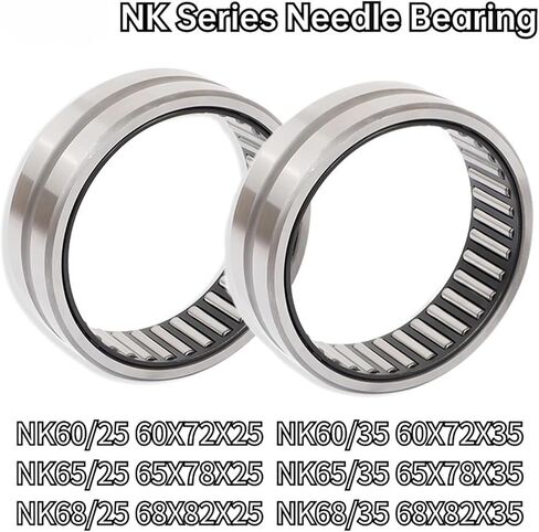 1PCS إبرة الأسطوانة المحامل NK 60/25 60x72x25 NK60/35 NK 65/25 65x78x25 NK65/35 NK68/25 68X82X35 NK68/35 بدون حلقة داخلية (NK60-25 60X72X25) in Kuwait