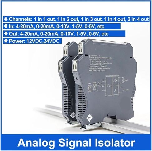 220V Power Supply 4-20mA Signal Isolator 0-10V Signal Converter(0-10V in_220V_0-20MA) in Kuwait