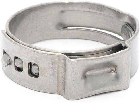 HPS Stainless Steel Ear Clamp, Effective Diameter Range: 41.8mm - 45.0mm, 10 pcs per Pack, EC-0450x10 in Saudi Arabia