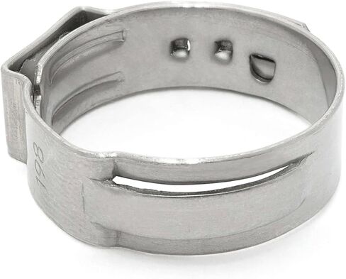 HPS Stainless Steel Ear Clamp, Effective Diameter Range: 41.8mm - 45.0mm, 10 pcs per Pack, EC-0450x10 in Saudi Arabia