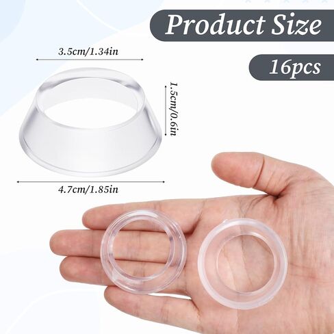 16 PCS Acrylic Baseball Stand ، 1.34 بوصة كرة صافية كرة مكوّنة من الكريستال ، تقف مع كرة القدم وكرة السلة وكرة القدم والكرة الطائرة والكرة اللينة وكرة البولينج والمجموعات in Saudi Arabia
