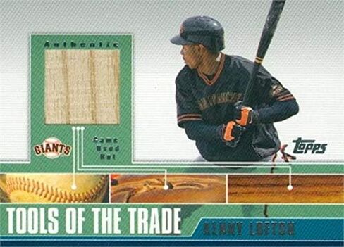 مستودع توقيعه 583191 لاعب Kenny Lofton يستخدم بطاقة BAT PATCH BASHER CARD - SAN FRANCISCO GIANTS ، 67-2002 TOPPS OF TRADE NO.TTRRKL in Saudi Arabia