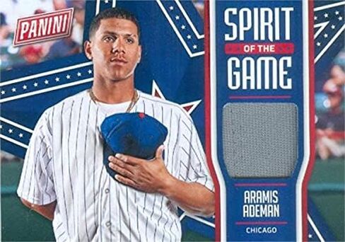مستودع توقيعه 583639 Aramis Ademan Player Card Jersey Patch Baseball - Chicago Cubs - 2018 Panini Phathers Day Spirit of the Game Rookie No.AA in Saudi Arabia