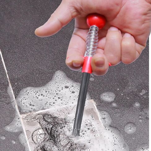 ثعبان الصرف الصحي ، 76 بوصة صرف تسد تسد من الشعر ， مزيل دافئ الصرف الصحي للسيارة لالتقاط الحمام المطبخ المجاري الحمام in Kuwait