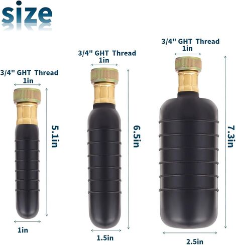 Drain Bladder Unclogger fits 1.5"to3" Pipes.& 3/4" Garden Hose Shut Off Valve,Drain Cleaning Bladder Unclogs Clogs in Kitchen Sinks, Bathtubs and Swimming Pool Pipes Through High-Pressure Water Flow in Kuwait