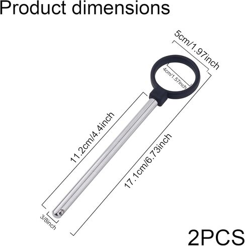 2pcs حلقة دبوس المكدس على شكل وزن ، 3/8 بوصة قطر القطر مجموعة دبابيس صالة الألعاب الرياضية 4.4 بوصة دبابيس آلة الكبلات الصالة الرياضية للوزن مكدس الكربون دبوس الصلب للوزن دبوس موسع للوزن للمنزل الصالة الرياضية in Saudi Arabia
