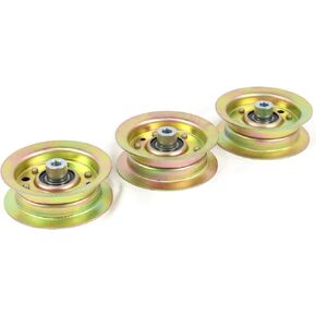 The ROP Shop (Pack of 3) Flat Idler Pulley for 2006 Precision Z350 Hlx Boy 81250 Riding Mower in Saudi Arabia