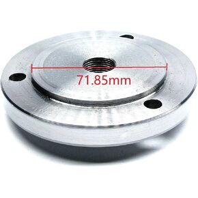 M14x1mm M14 spindle threaded chuck insert flange backing plate base adapter K11-80 K12-80 K11-100 K12-100(K11-80 K12-80) in Saudi Arabia