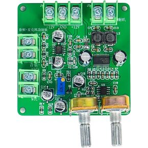 DIY Audio Microphone Amplifier Board Kit NE5532 Preamplifier Electronic Coldering Assembly Training Parts (Kit with 3W Smeker) in Kuwait