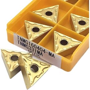 أداة الدوران ، أداة تشغيل Carbide Inner 10pcs TNMG160404 15TF أدوات الأخدود الخارجي حامل شفرة الكربريد الأداة (الحجم: TNMG160408 MA 735) in Kuwait