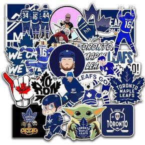 23 PCS Set of Toronto Vinyl Maple Leafs Stickers Pack Toronto Decal Maple Leafs 2-2.5 inches in Kuwait