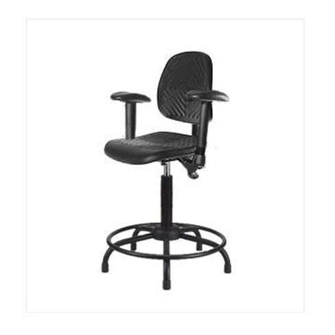 توماس ECOM PMBCH-MB-RT-T0-A1-RG كرسي البدلاء المتوسط ​​البدلاء مع قاعدة أنبوب مستديرة دون الميل ، الظهر المتوسط ​​، الذراع القابلة للتعديل ، الانزلاق in Kuwait