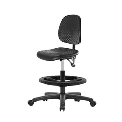 توماس ECOM PMBCH-MB-RG-T1-A1-BF-RC كرسي متوسط ​​مقعد البدلاء مع قاعدة نايلون أسود مع الميل ، الظهر المتوسط ​​، ذراع قابلة للتعديل ، حلقة القدم السود in Kuwait