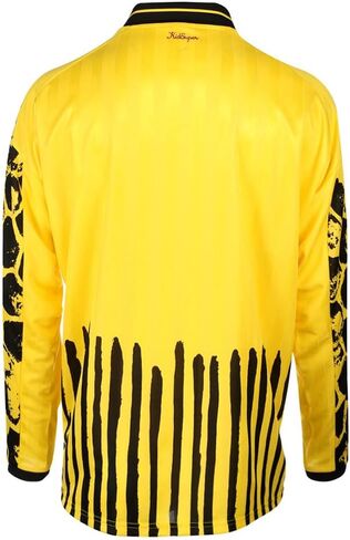 PUMA Mens Kidsuper X BVB Collared Short Sleeve Jersey Replica Casual - Black, Yellow in Saudi Arabia