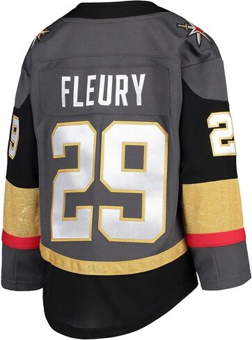 Marc-Andre Fleury Las Vegas Golden Knights #29 Gray Youth 8-20 Home Premier Player Jersey in Kuwait