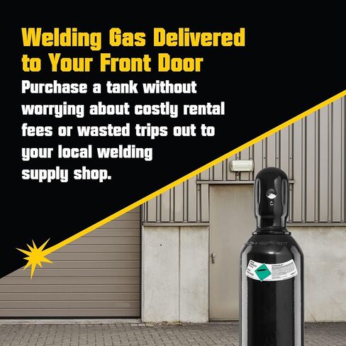Primeweld 75 ٪ Argon 25 ٪ CO2 زجاجة 80CF | نقطة 3AA | الولايات المتحدة الأمريكية CGA 580 Valve | أفضل مزيج من الغاز لللحام MIG | أسطوانات كاملة وجاهزة للاستخدام in Saudi Arabia