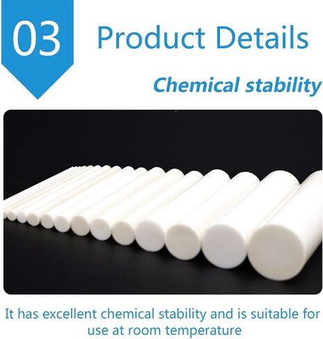 Ceramic Rods- Zirconia Ceramic Rods White 10cm Multiple Diameters(Diameter:8mm) in Saudi Arabia