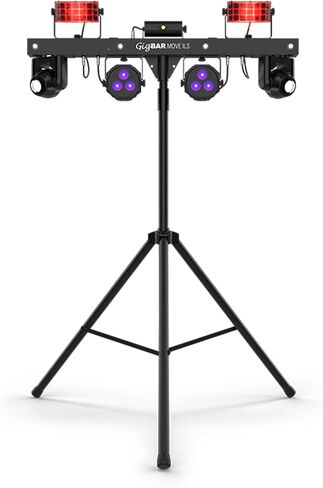 Chauvet DJ Gigbar 2 4-in-1 حزمة إضاءة متعددة الآثار مع كابلات DMX و Oustin Bazaar تلميع القماش in Saudi Arabia