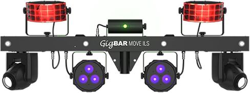 Chauvet DJ Gigbar 2 4-in-1 حزمة إضاءة متعددة الآثار مع كابلات DMX و Oustin Bazaar تلميع القماش in Saudi Arabia