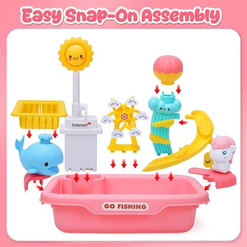CUTE STONE Play Kitchen Sink Toys with Upgraded Real Faucet, Play Cooking Stove, Cookware Pot and Pan,Play Food, Color Changing Dishes Accessories for Boys Girls Toddlers in Saudi Arabia