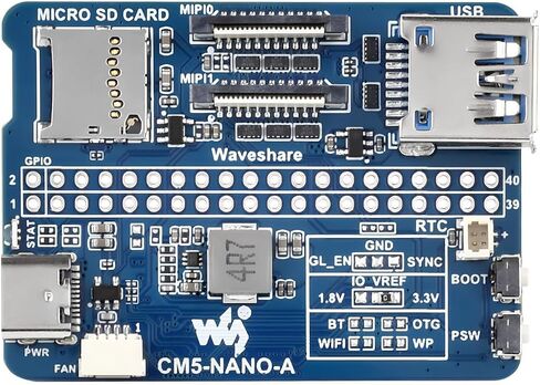 لوحة أساسية للوحدة النمطية لحساب Raspberry PI 5 Lite/EMMC ، نفس حجم CM5 ، مع واجهات طرفية متعددة ، مناسبة لتقييم CM5 أو دمجها في المنتجات النهائية in Saudi Arabia
