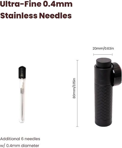 Flick WDT Tool Espresso Retractable Espresso Distribution Tool for Barista with Magnetic Base 0.4mm 6 Stainless Steel Needles with 6 Replacement in Saudi Arabia