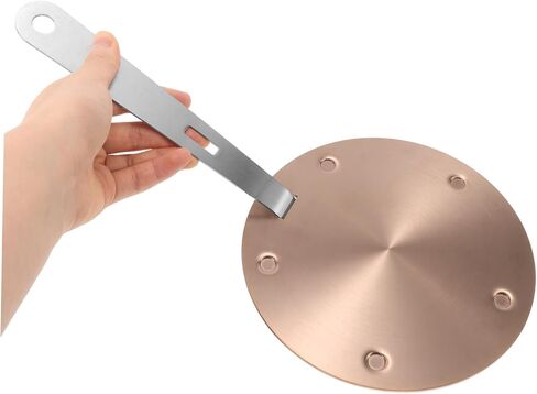 PRETYZOOM Stainless Steel Heat Diffuser Plate Induction Cooktop Adapter for Gas Stove Even Heat Spread for Espresso Machines Small Cookware in Saudi Arabia