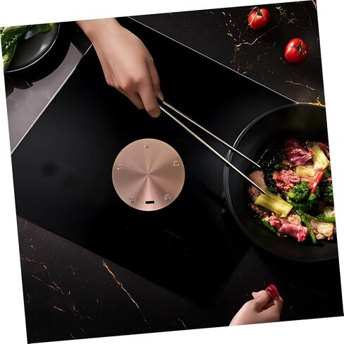 PRETYZOOM Stainless Steel Heat Diffuser Plate Induction Cooktop Adapter for Gas Stove Even Heat Spread for Espresso Machines Small Cookware in Saudi Arabia