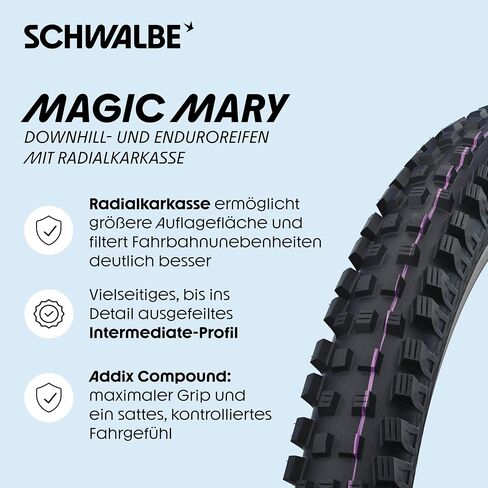 Schwalbe Gravity Pro Magic Mary Radial Addix Ultra Soft Folding Tyre in Saudi Arabia