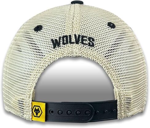 Wolverhampton Wanderers FC Vintage Trucker Hat Crest- Black in Kuwait