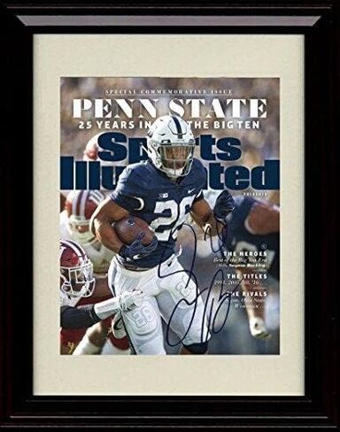 Penn Penn State Football Saquon Barkley Si Autograph Print - Prated 8x10 in Saudi Arabia