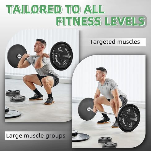 لوحة وزن الحديد الزهر القياسية 1 بوصة لتدريب القوة ورفع الأثقال ، أحجام متعددة in Kuwait