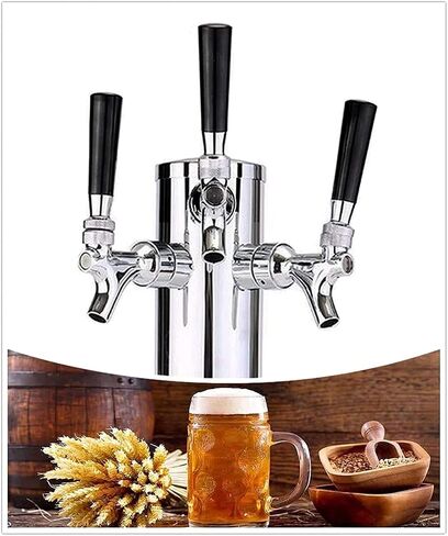 موزع البيرة ، برميل البيرة Three Column Beer Tower ، موزع برج البيرة من الفولاذ المقاوم للصدأ ، مناسب للمطاعم والحفلات in Saudi Arabia