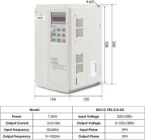 6.0kw أوتوماتيكي 220 فولت / 380 فولت المحرك المبرد بالهواء مع عاكس 7.5kw (380 فولت) in Saudi Arabia
