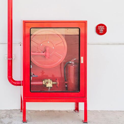 DOITOOL Emergency Key Box Break Glass Key Emergency Door Lock Box Red Linkage Key Box House Key Lock Boxes in Saudi Arabia