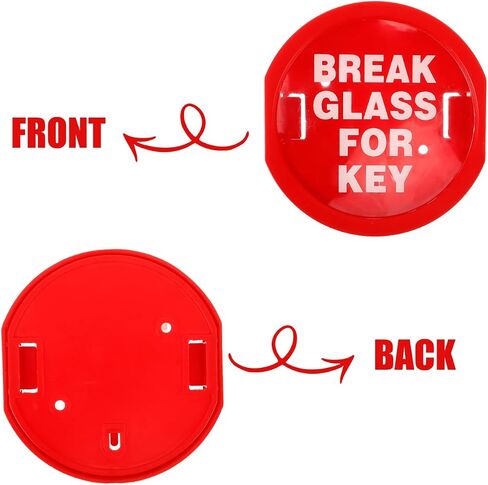 DOITOOL Emergency Key Box Break Glass Key Emergency Door Lock Box Red Linkage Key Box House Key Lock Boxes in Saudi Arabia