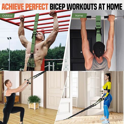 Pull Up Assistance Bands,Adjustable Heavy Duty Resistance Band for Pull Up Bar, Adjustable Weight/Size with Comfortable Fabric Feet/Knee Rest,Bands for Pull Up Assist for Strength Training in Saudi Arabia