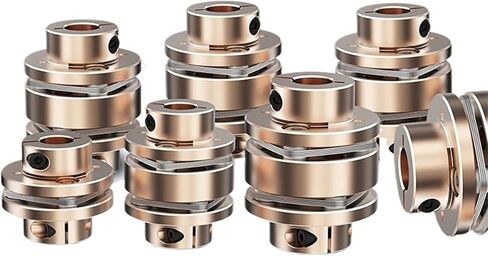 L1-B-D82L68 LE2-B-D82L98 Flange اقتران LE D82L68/98 مقرنة حركية مرنة مقرنة الألومنيوم مفصل عالمي للطابعة 3D (L1-B-D82L68-27X27) in Saudi Arabia