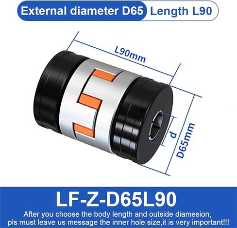 LF-Z-D65L90 عمود مقرن LFZ D65L90 بلوم الأكمام توسيع الأكمام مرونة عزم الدوران العزم العزم العزم الشامل 3D (LF-Z-D65L90-28X28) in Saudi Arabia