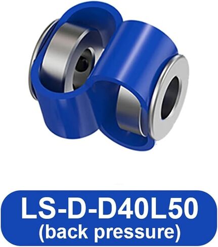 LS-D-D40L50 LS D D40L50 8 Font Encoder Coupling Double Loop Couple Flexible Aluminum Alloy CNC 3D Printer Electric Connector 1Pcs(5X8) in Saudi Arabia
